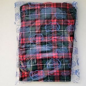 Women's Green and Red Plaid Pajama Set - Long Sleeve